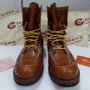 chippewa moc toe boots